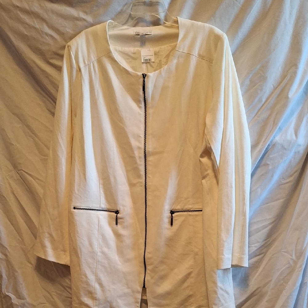 Elegant Cream Women's Jacket